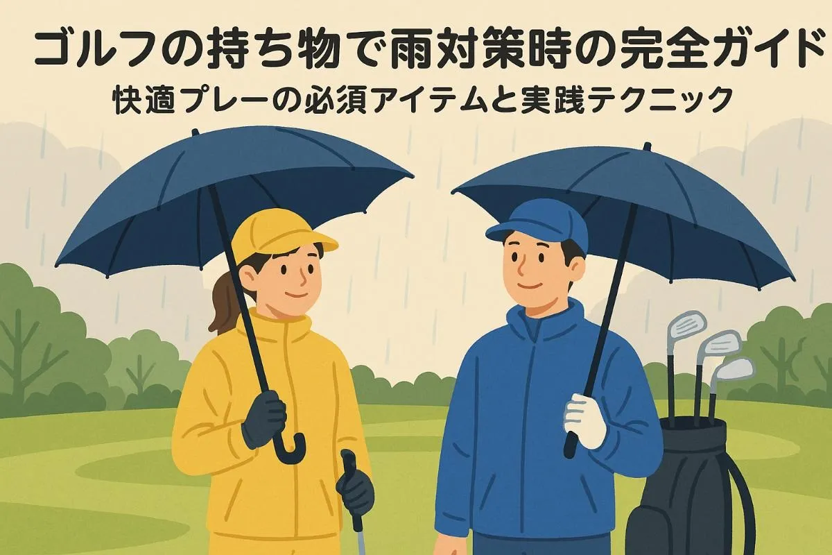 ゴルフの持ち物で雨対策時の完全ガイド｜快適プレーの必須アイテムと実践テクニック