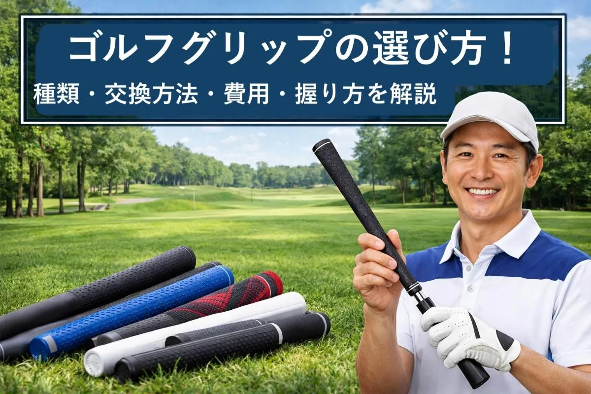 ゴルフグリップの選び方！種類・交換方法・費用・握り方を解説